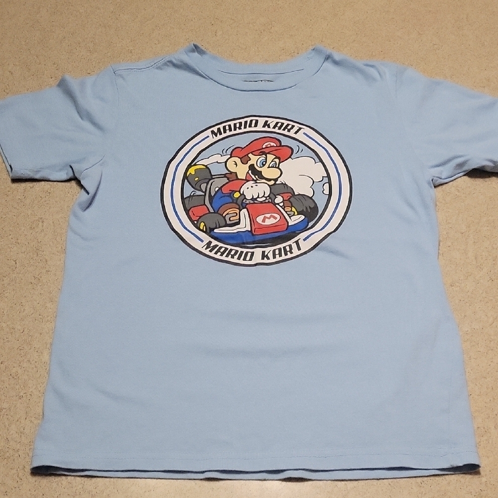 Mario Kart Kids Blue T-Shirt
